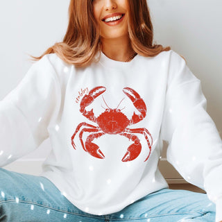 Crabby Wholesale Graphic Sweatshirt - Quick Shipping - Limeberry Wholesale