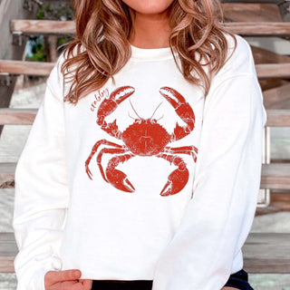 Crabby Wholesale Graphic Sweatshirt - Quick Shipping - Limeberry Wholesale