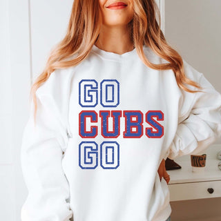 Go Cubs Go Wholesale Graphic Sweatshirt - Quick TAT - Limeberry Designs