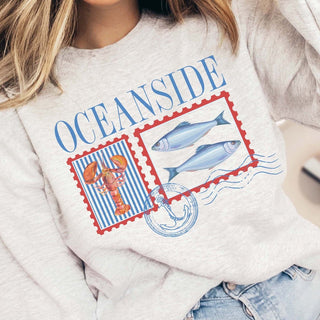 Oceanside Wholesale Graphic Sweatshirt - Fast Shipping - Limeberry Wholesale