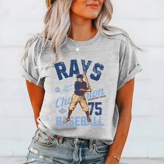 Rays Vintage Baseball Team Wholesale Tee - Quick TAT - Limeberry Wholesale